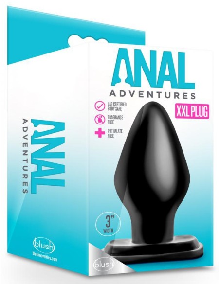 Plug Anal Adventures XXL 13 x 7cm - Plugs XL - Largeur + de 6cm - 2