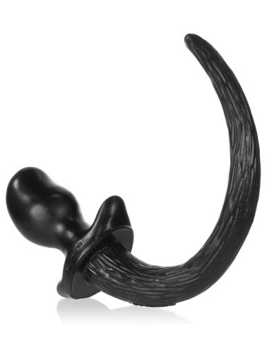 Plug Queue Puppy Tail Beagle 9.5 x 5cm Noir