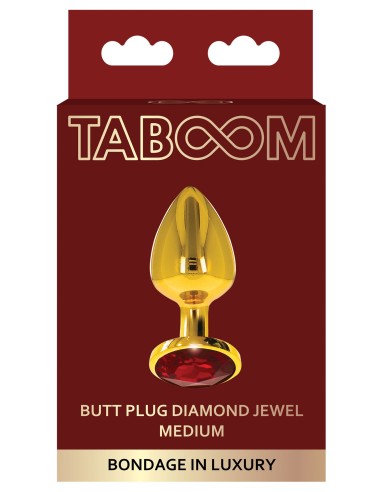 Plug bijou anal Jewel Taboom 7.5 x 3.3cm