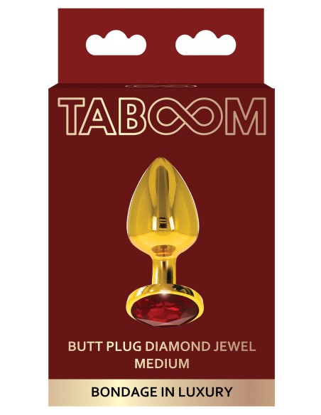 Plug bijou anal Jewel Taboom 7.5 x 3.3cm Plug bijou anal Jewel Taboom 7.5 x 3.3cm