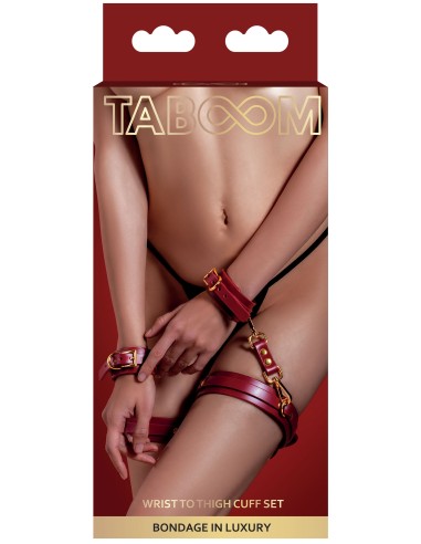 Attaches Cuisses-poignets Taboom Rouge