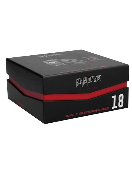 Cage de chasteté en silicone ManCage Modèle 18 - 9 x 3.2cm