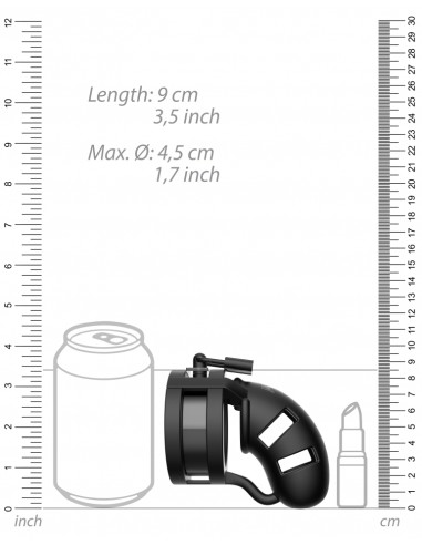 Cage de chasteté en silicone ManCage Modèle 18 - 9 x 3.2cm