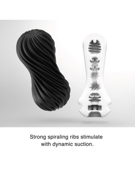 Masturbateur Tenga Flex Rocky Noir Masturbateur Tenga Flex Rocky Noir