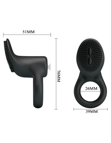 Cockring vibrant Cobra Pretty Love One Push Cockring vibrant Cobra Pretty Love One Push