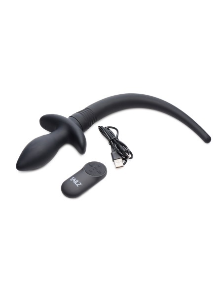 Plug Queue de chien vibrante Waggerz 9 x 3.8cm - Queue 25cm Plug Queue de chien vibrante Waggerz 9 x 3.8cm - Queue 25cm