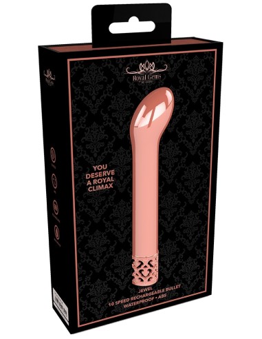 Mini Vibro Jewel Royal 12cm Rose doré