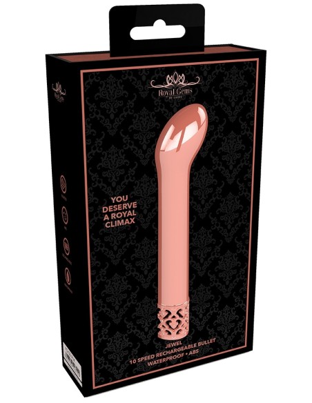 Mini Vibro Jewel Royal 12cm Rose doré Mini Vibro Jewel Royal 12cm Rose doré