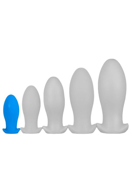 Plug silicone Saurus Egg S 10 x 4.5cm Bleu Plug silicone Saurus Egg S 10 x 4.5cm Bleu