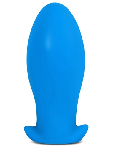 Plug silicone Saurus Egg XL 16.5 x 7.3cm Bleu