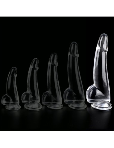 Gode transparent CLEAR DONG XXL 20 x 5.5cm