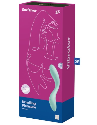 Stimulateur de point G Rrrolling Satisfyer 22cm Menthe