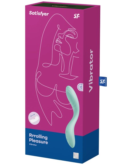 Stimulateur de point G Rrrolling Satisfyer 22cm Menthe