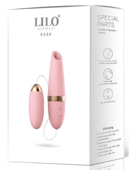 Stimulateur de clitoris à aspiration Lilo Sucker Rose - Stimulateurs à Aspiration - 2