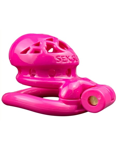 Cage de chasteté Sex Slave S 5 x 3.4cm Rose