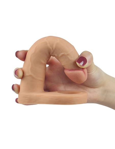 Double gode Cockring - 14 x 2.8 cm Flesh Double gode Cockring - 14 x 2.8 cm Flesh