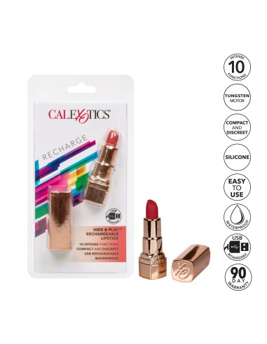 Vibro Lipstick 8cm Rouge
