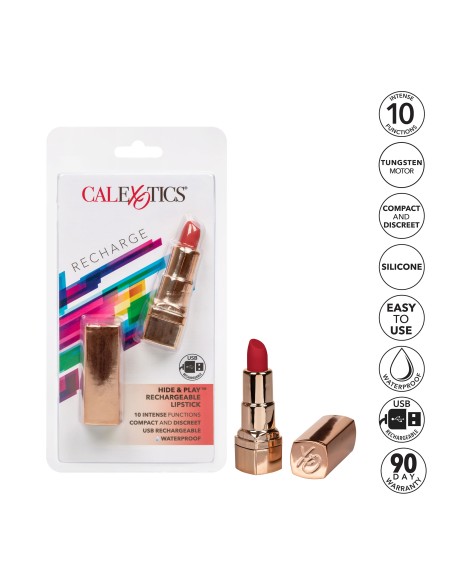 Vibro Lipstick 8cm Rouge