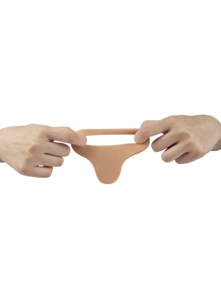 Double gode Cockring - 14 x 2.8 cm Flesh Double gode Cockring - 14 x 2.8 cm Flesh