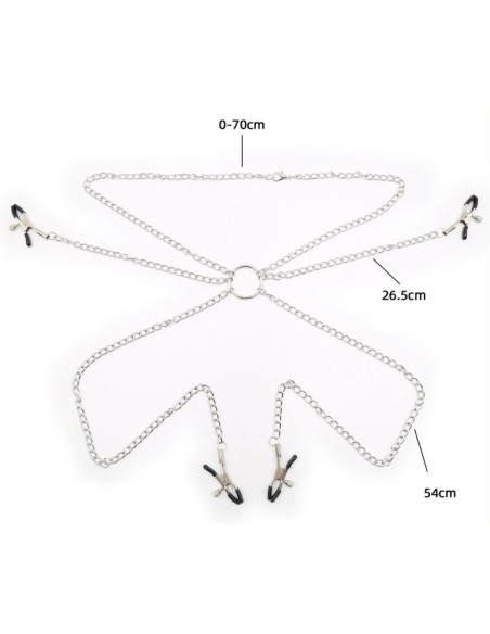 Pinces pour tétons et zones intimes Nipple Quattuor