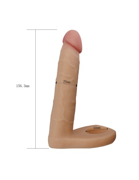 Double gode Cockring - 14 x 2.8 cm Flesh Double gode Cockring - 14 x 2.8 cm Flesh