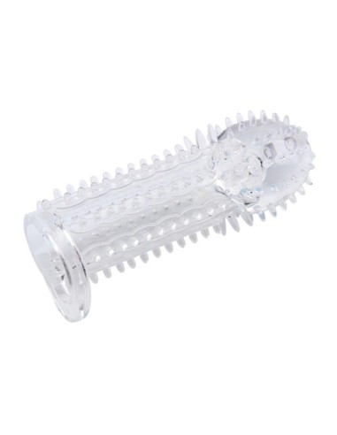 Gaine de pénis Nubby 14.5 x 4.8cm Transparente
