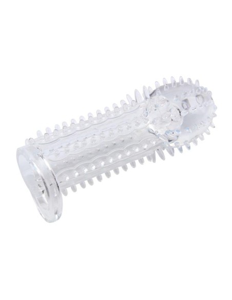 Gaine de pénis Nubby 14.5 x 4.8cm Transparente