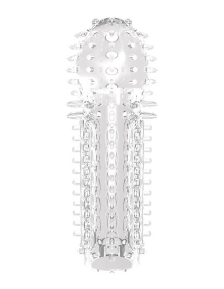 Gaine de pénis Nubby 14.5 x 4.8cm Transparente
