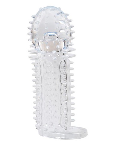 Gaine de pénis Nubby 14.5 x 4.8cm Transparente