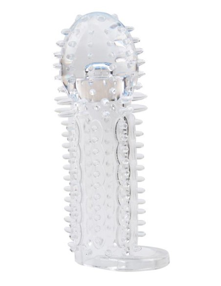 Gaine de pénis Nubby 14.5 x 4.8cm Transparente