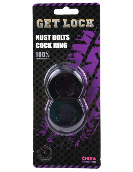 Ballstretcher souple Duo Cock Noir