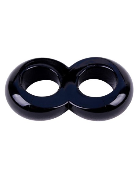 Ballstretcher souple Duo Cock Noir