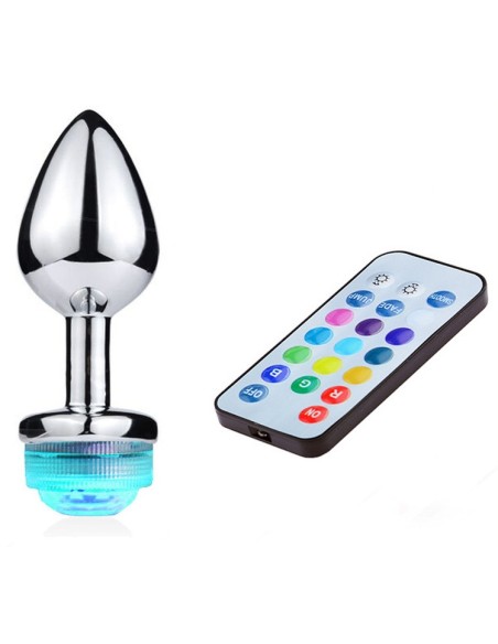 Plug Bijou lumineux Light Led M 7 x 3.4cm