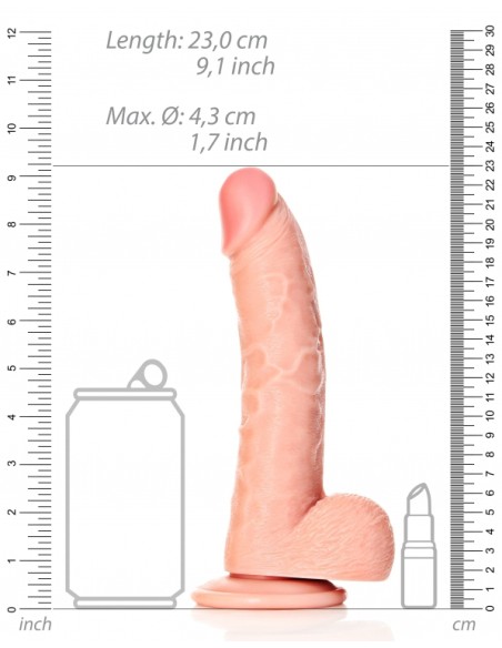 Gode réaliste Curved RealRock 17 x 4.3cm Gode réaliste Curved RealRock 17 x 4.3cm