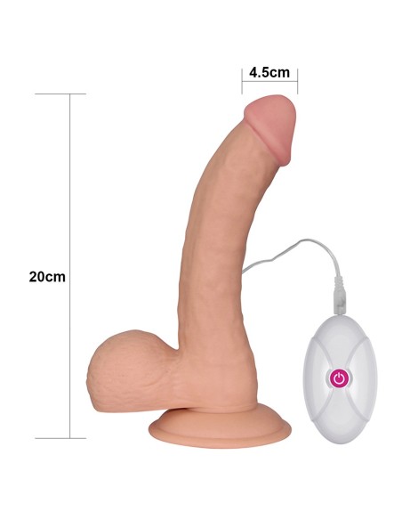 Gode vibrant Ultra Soft Thick 17 x 4,5 cm Gode vibrant Ultra Soft Thick 17 x 4,5 cm