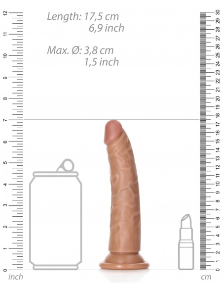 Gode réaliste Slim Dildo 15.5 x 3.8cm Latino Gode réaliste Slim Dildo 15.5 x 3.8cm Latino