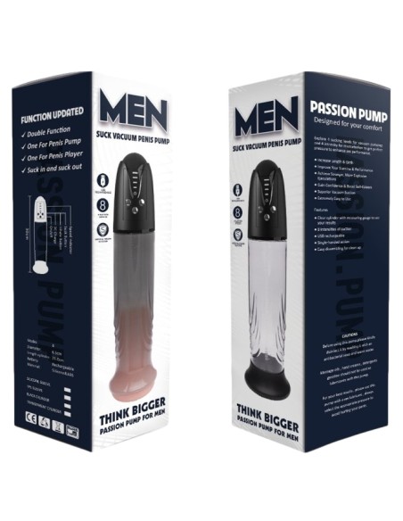 Pompe à pénis Think Passion 20 x 6cm