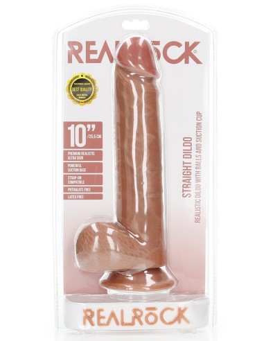 Gode réaliste Straight Dildo RealRock 21 x 5.3cm Latino