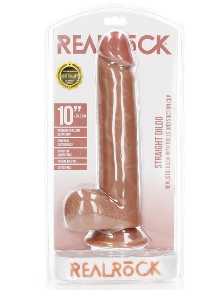 Gode réaliste Straight Dildo RealRock 21 x 5.3cm Latino