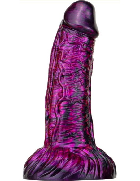 Gode Fantasy Gentax 16 x 5cm Violet-Noir Gode Fantasy Gentax 16 x 5cm Violet-Noir