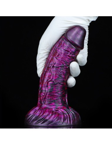Gode Fantasy Gentax 16 x 5cm Violet-Noir