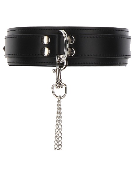 Collier et Menottes de poignets Heavy Taboom Noir