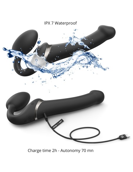 Dildo MULTI ORGASM Strap-On-Me S 14.5 x 3.4cm Noir Dildo MULTI ORGASM Strap-On-Me S 14.5 x 3.4cm Noir
