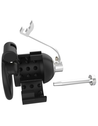 Cage de Chasteté avec Tige d'Urètre Lock Spike 5.5 x 6mm