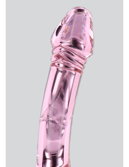 Gode en verre Rhinestone Scepter 23 x 3.6cm Rose Gode en verre Rhinestone Scepter 23 x 3.6cm Rose