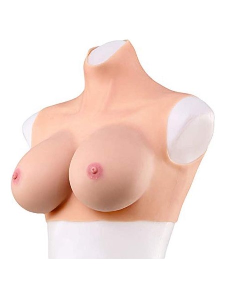 Buste Seins Silicone Col haut Bonnet B