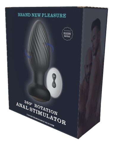 Plug vibrant et rotatif Turn Ass 8 x 3.4cm