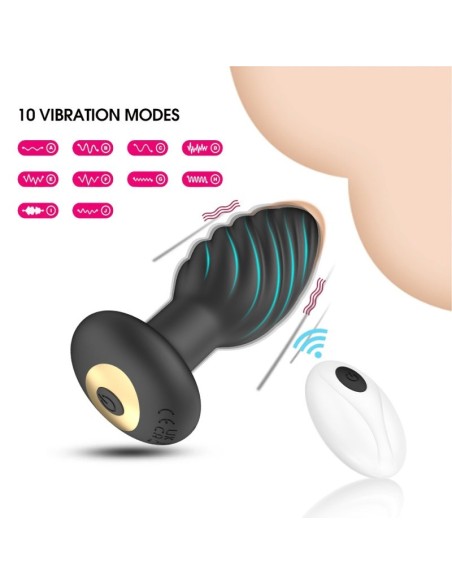 Plug Vibrant Threaded 8 x 3.5cm Plug Vibrant Threaded 8 x 3.5cm