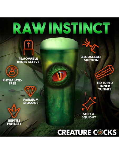 Masturbateur Creature Raptor Vert Masturbateur Creature Raptor Vert