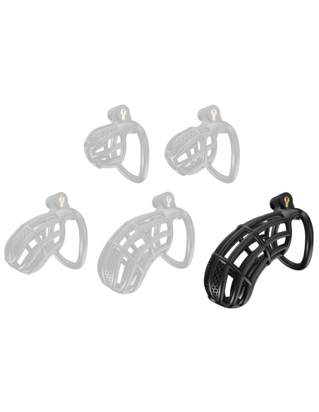 Cage de Chasteté Nexia XXL 11.5 x 3.4 cm Noire